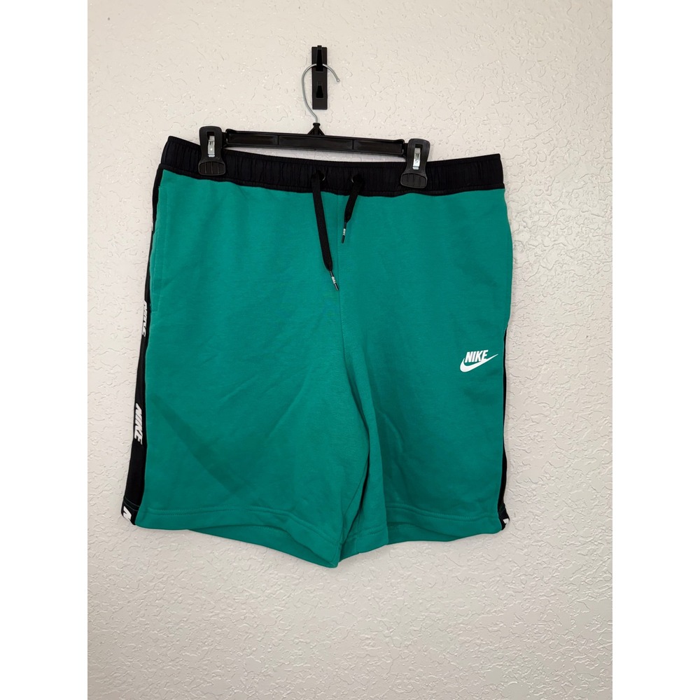 Nike‎ Mens Sportswear Sweats Shorts Green Black DA2148-370 Large NWT